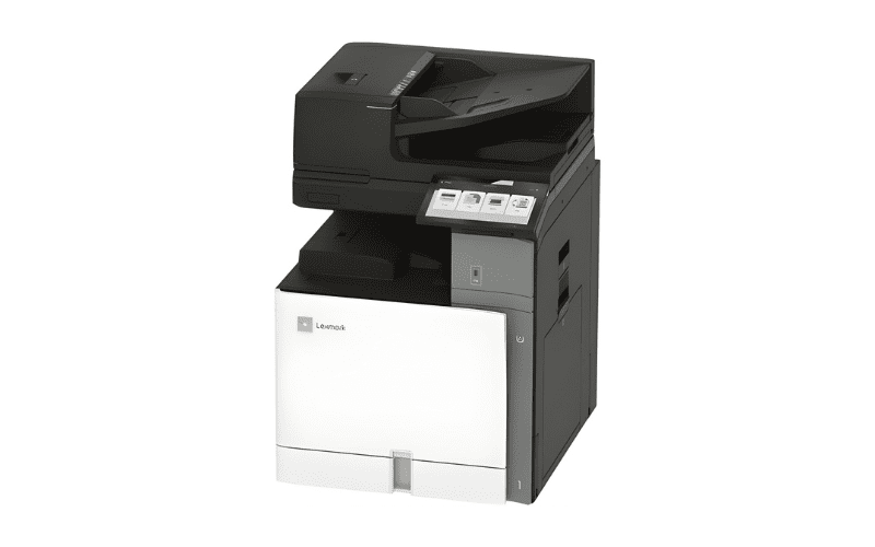 Stampante multifunzione Lexmark CX833 Stampante multifunzione Lexmark CX833 vista laterale destra
